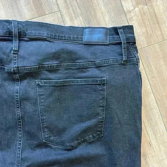 Madewell 10 Inch High Rise Skinny Jeans Button Front Black Plus Sz 36 Petite - Picture 9 of 10